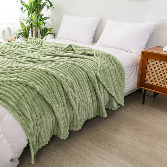 Couverture Polaire Verte